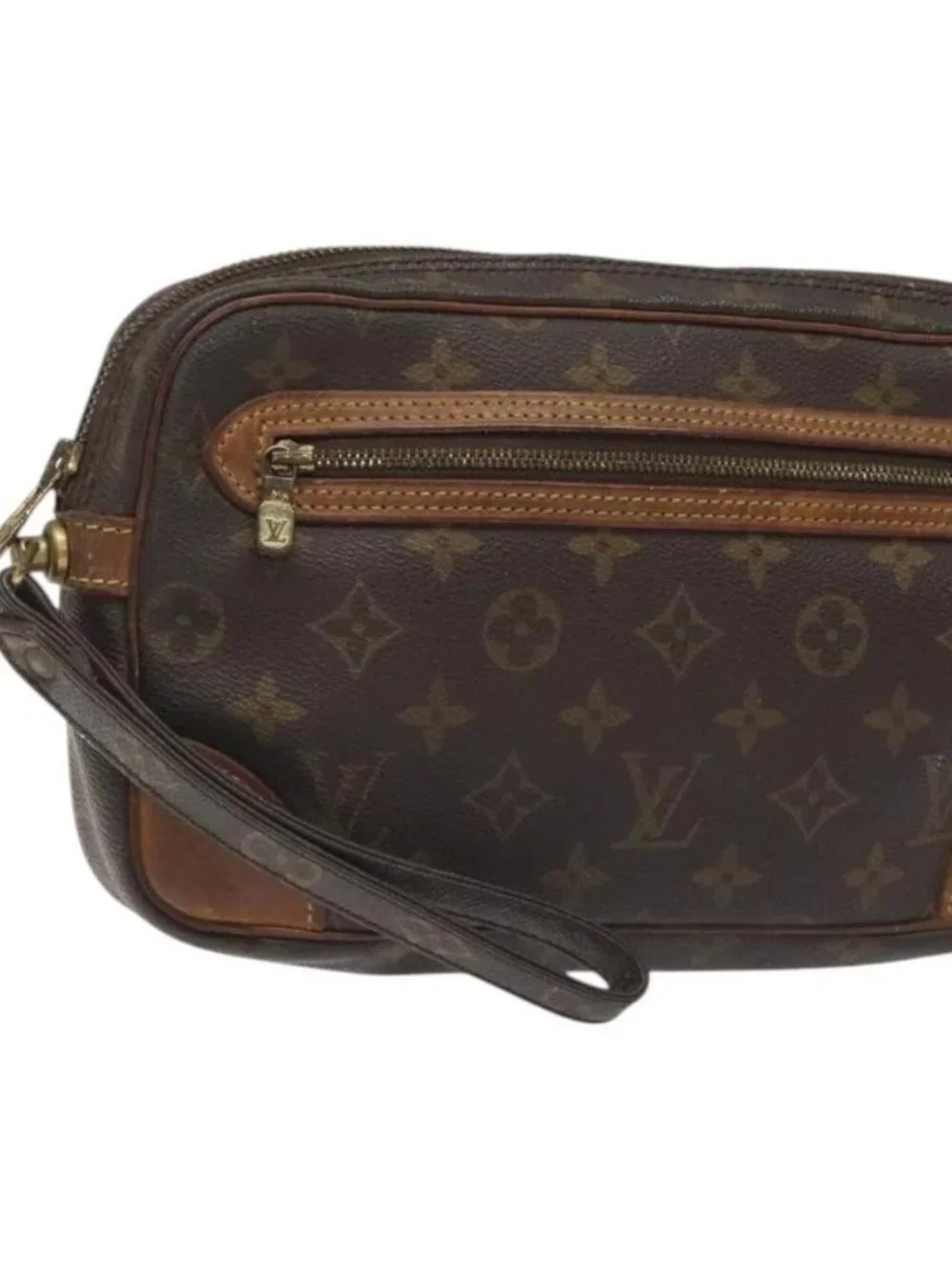 LOUIS VUITTON Monogram Marly Dragonne GM Clutch Bag M51825 LV Auth